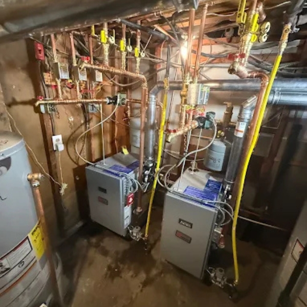 High-efficiency furnace installation in North Jersey